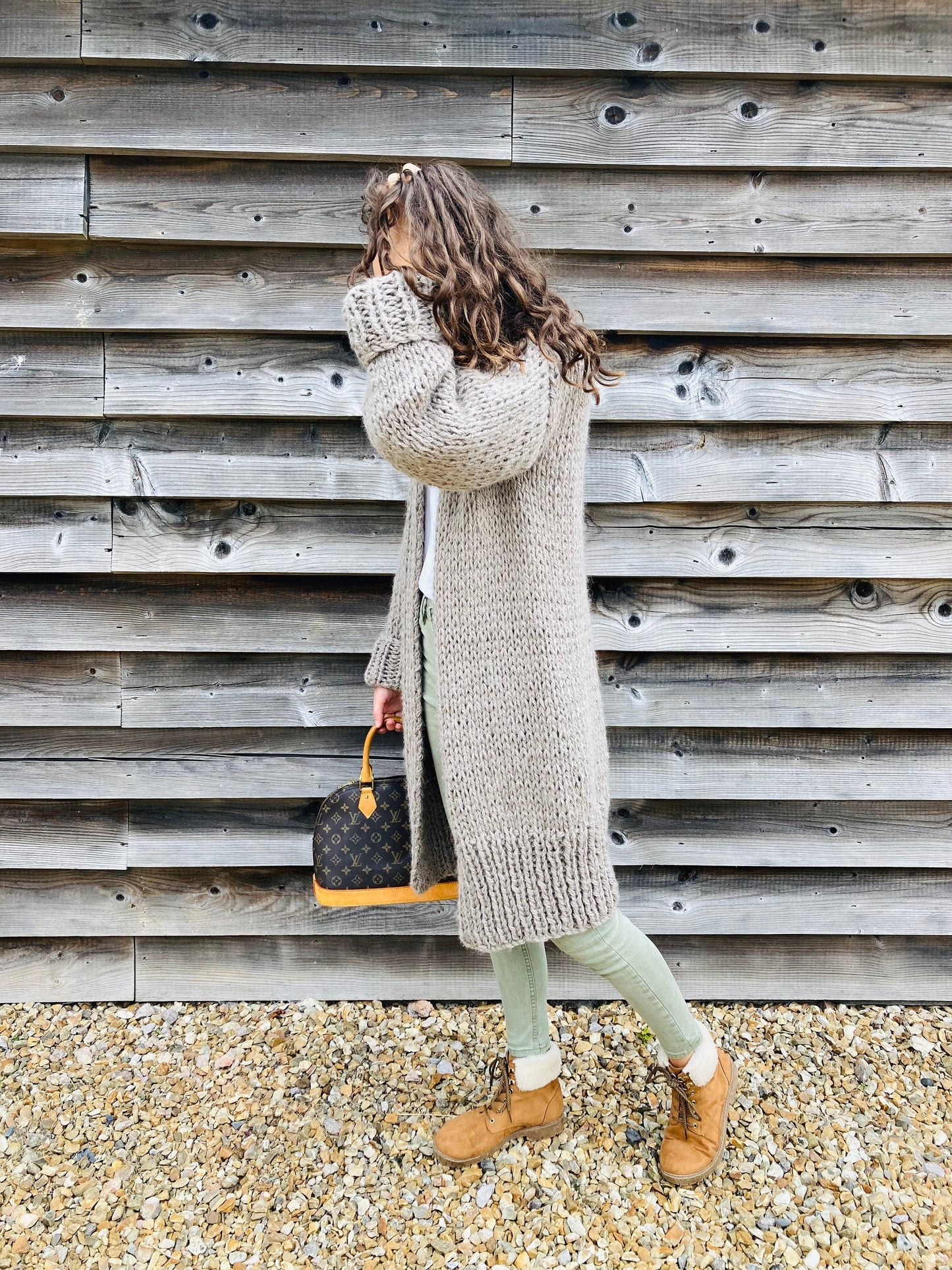 Comfy Knee Length Cardigan Knitting Pattern