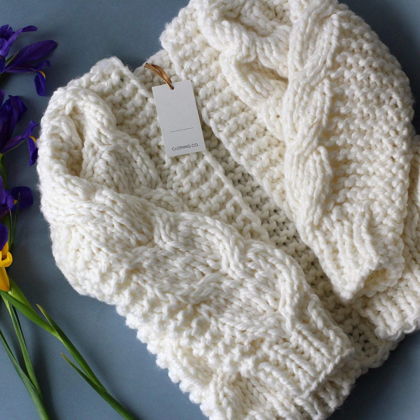 Comfy Thick Cable Knit Cardigan Knitting Pattern