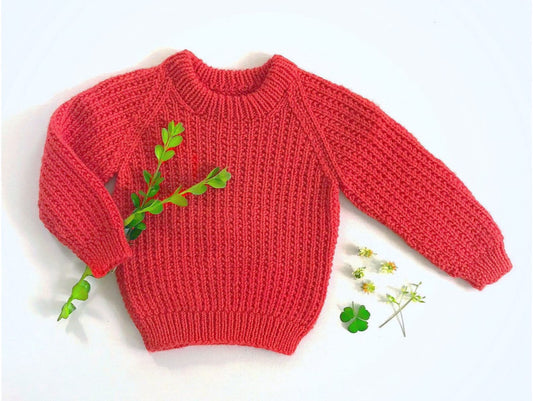 Raglan Sweater Knitting Pattern