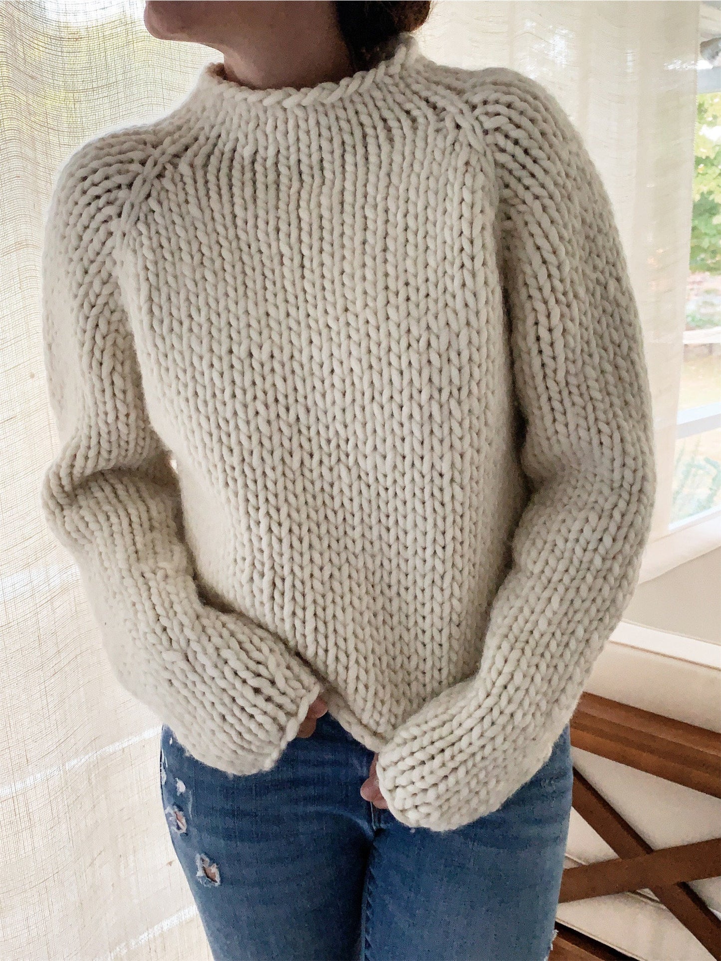 Novice Knit Sweater Knitting Pattern