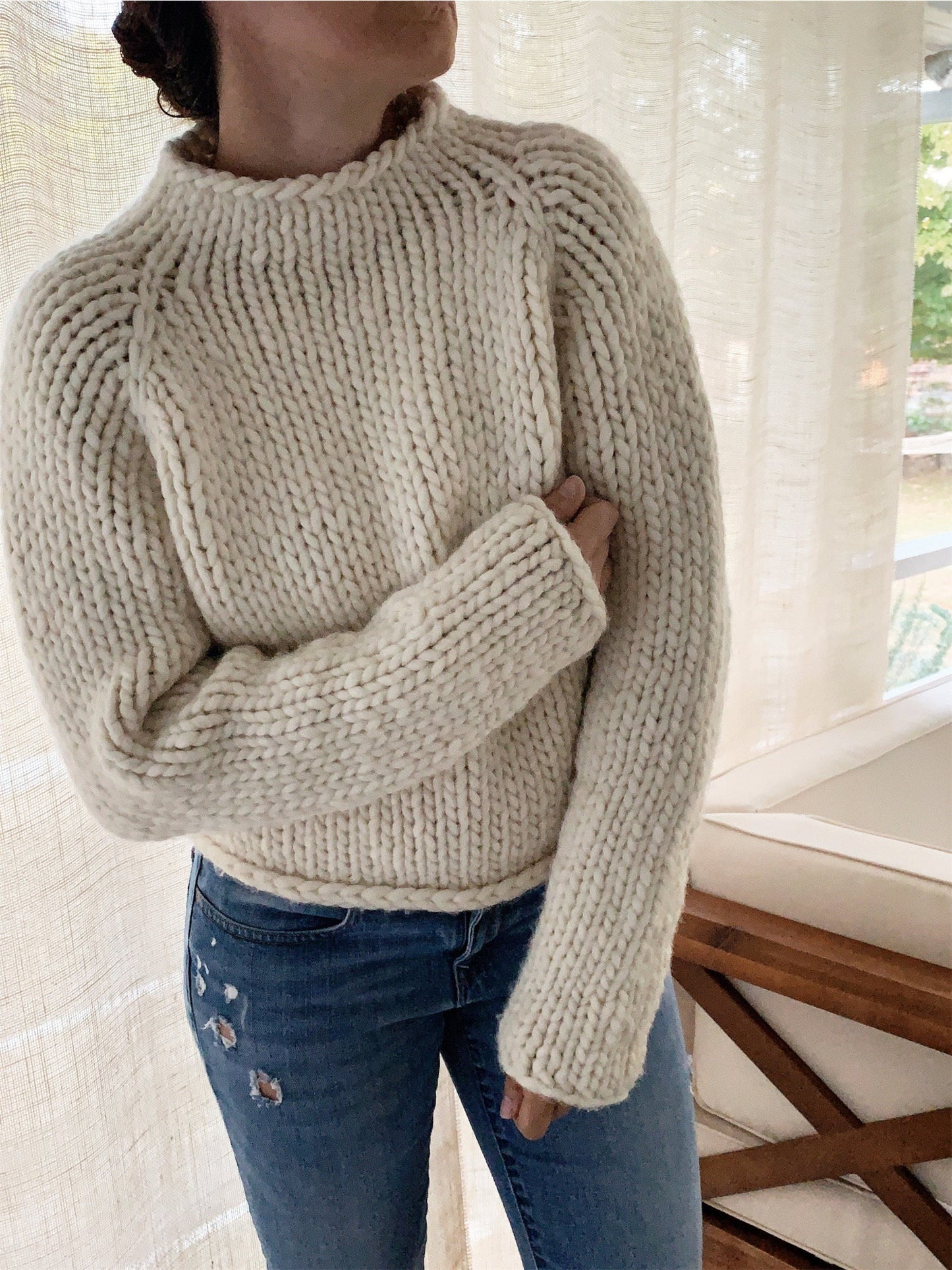 Novice Knit Sweater Knitting Pattern