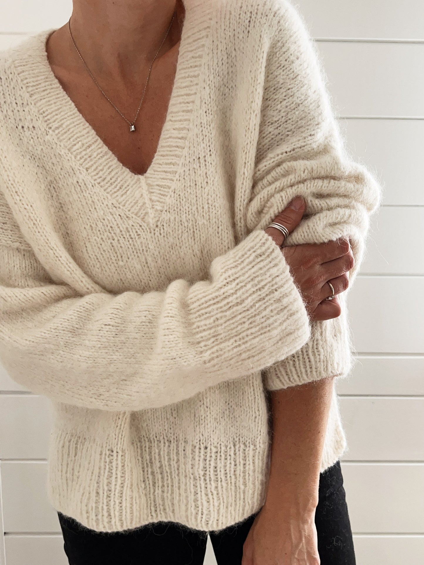 Cozy Abode V-Neck Knitting Pattern