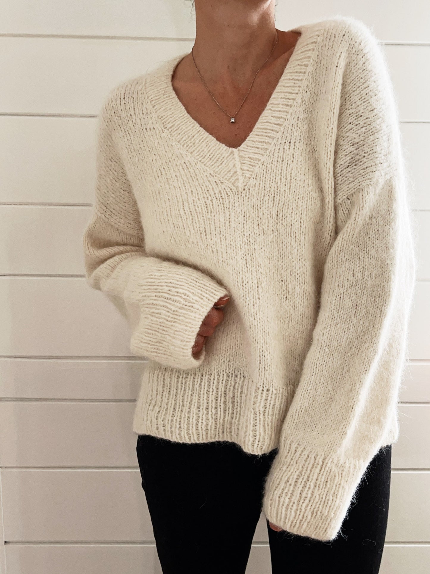 Cozy Abode V-Neck Knitting Pattern