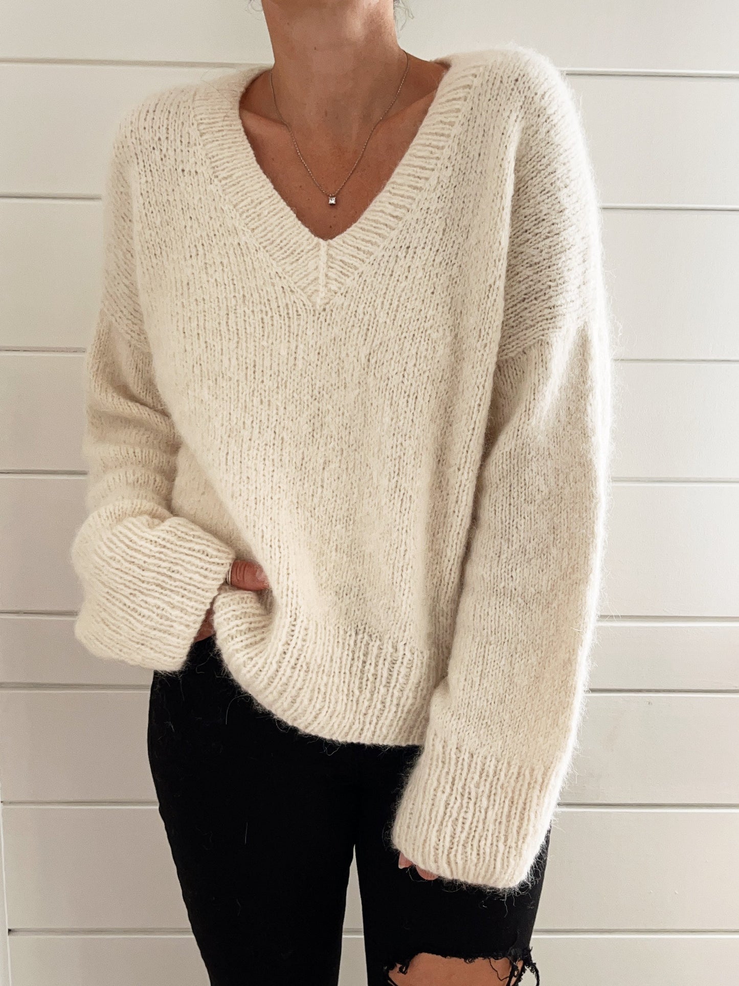 Cozy Abode V-Neck Knitting Pattern