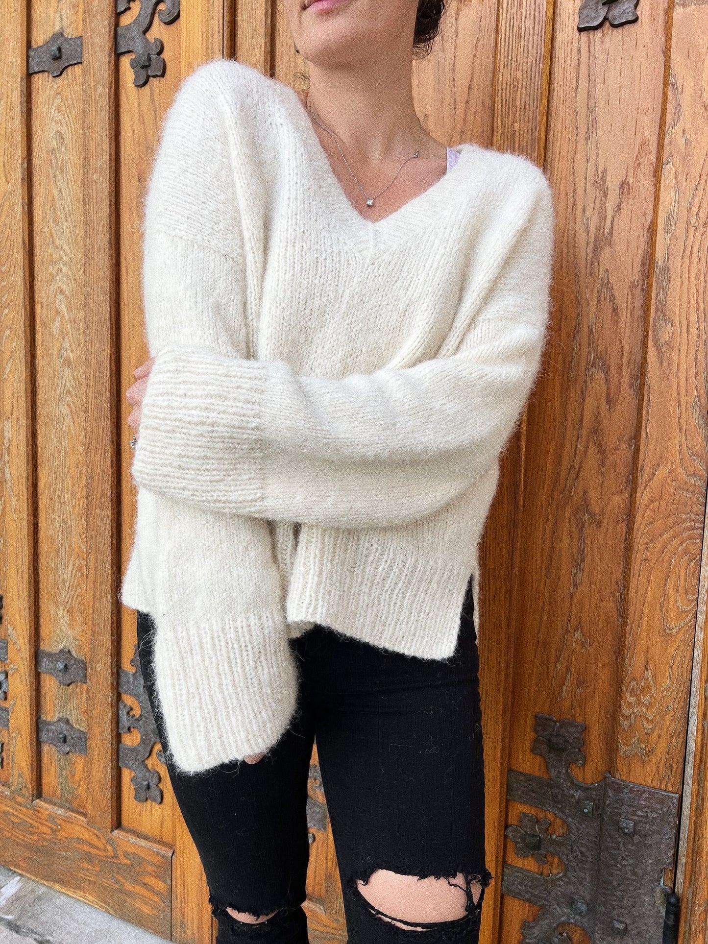 Cozy Abode V-Neck Knitting Pattern