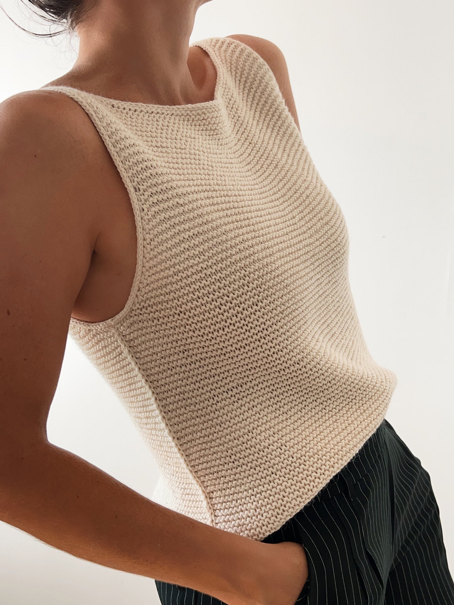 Soho Breeze Summer Top Knitting Pattern