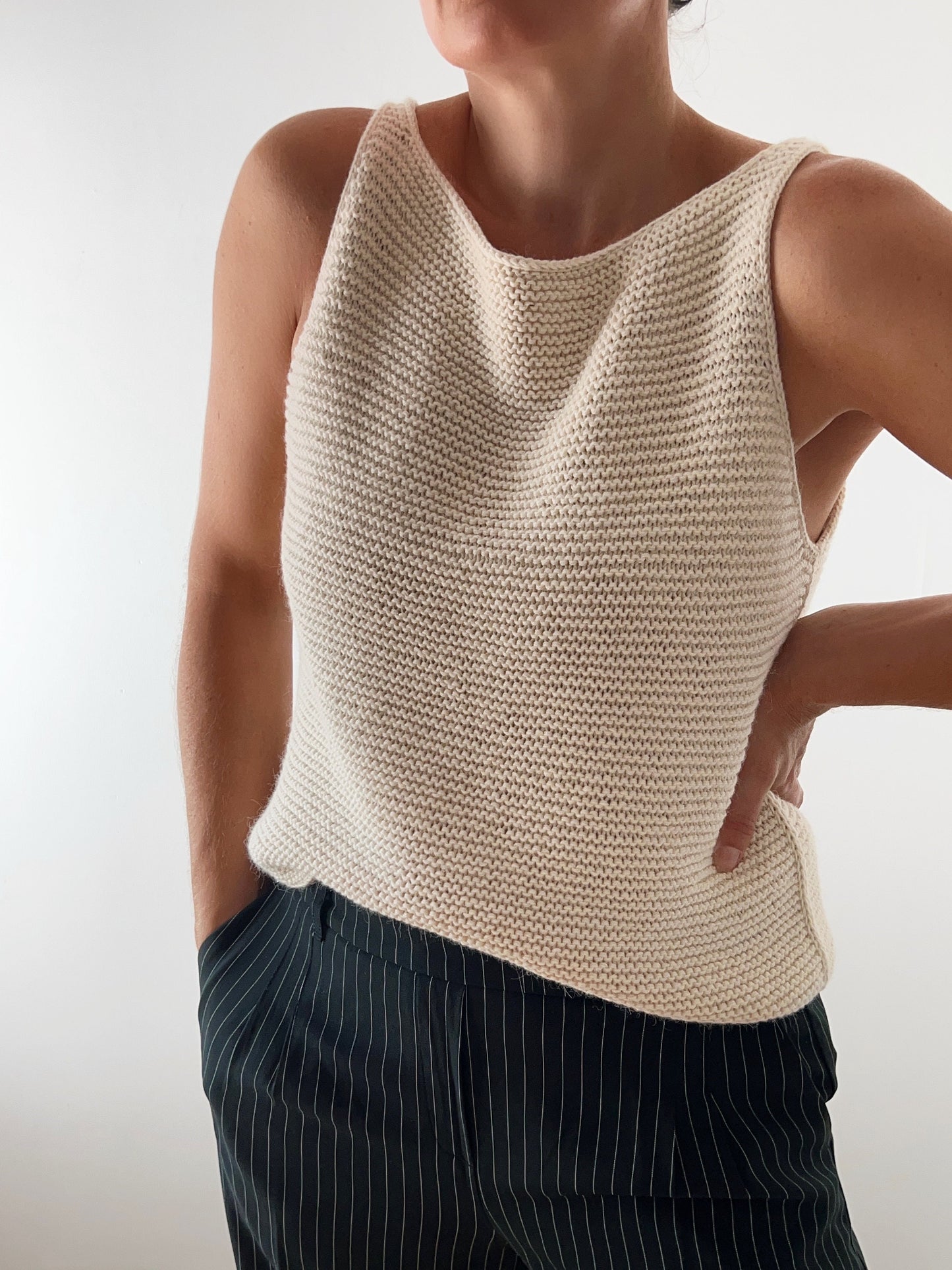 Soho Breeze Summer Top Knitting Pattern