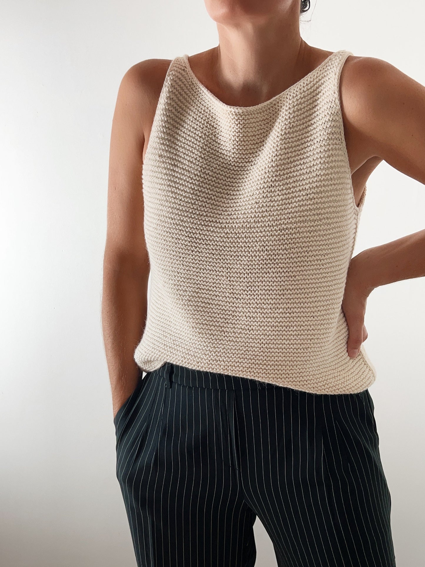 Soho Breeze Summer Top Knitting Pattern