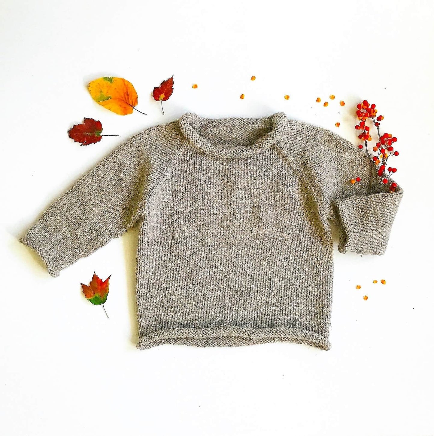 Top Down Sweater Knitting Pattern | 6m to 12 years