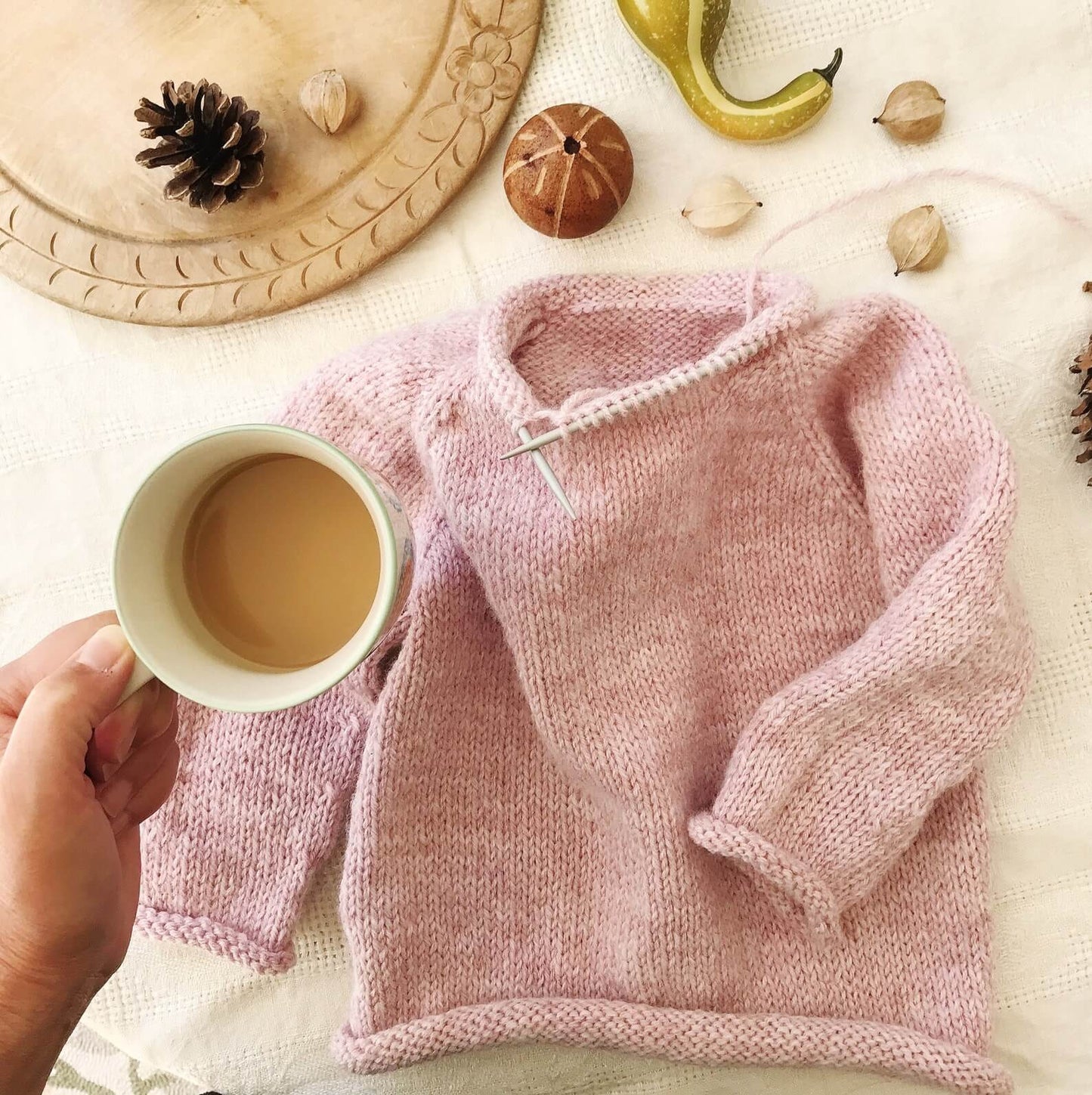 Top Down Sweater Knitting Pattern | 6m to 12 years